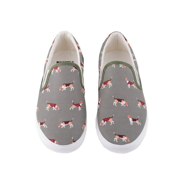 Slip On Canvas Shoes for Women Cherry Tree Pattern Canvas Slip-on Casual Printing Comfortable Low Top Girls Sport Shoes 